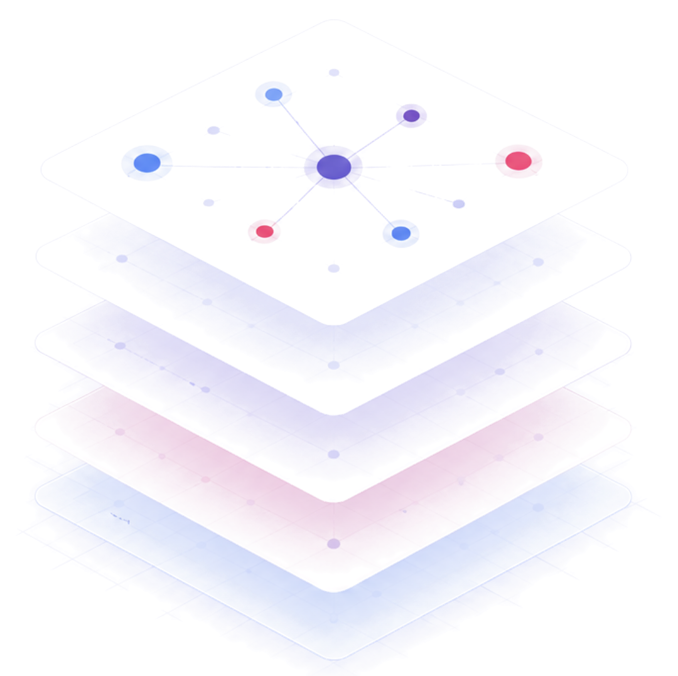 Light Mesh stack symbol representing interconnected project assets.